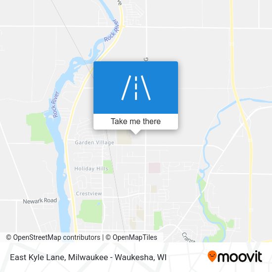 East Kyle Lane map