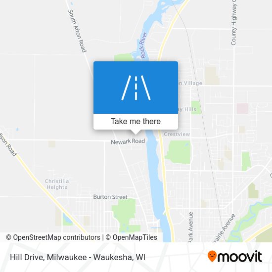 Hill Drive map