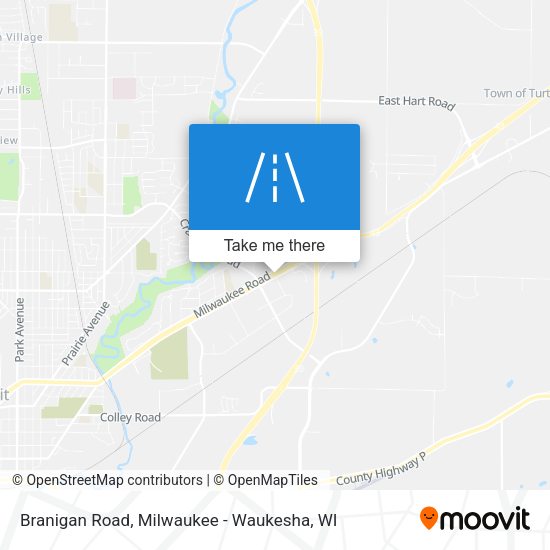 Branigan Road map