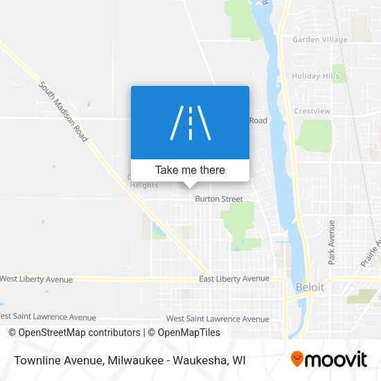 Townline Avenue map