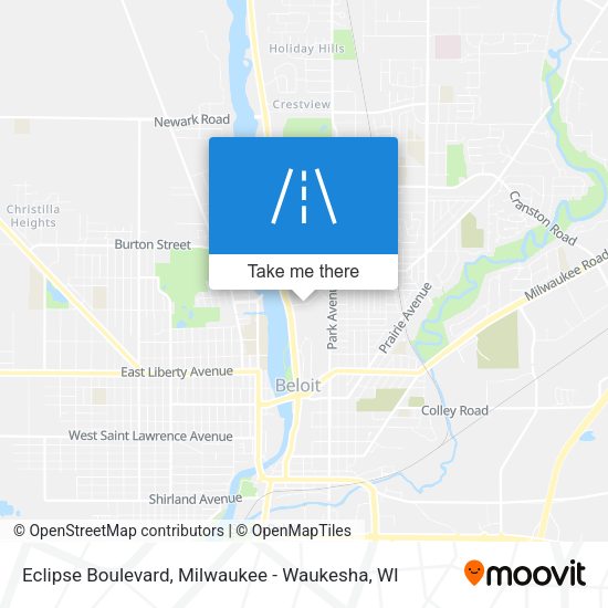 Eclipse Boulevard map