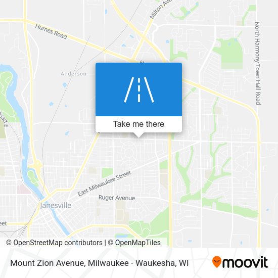 Mapa de Mount Zion Avenue