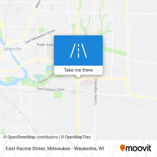 Mapa de East Racine Street