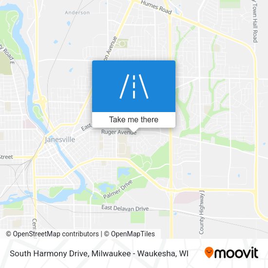 Mapa de South Harmony Drive