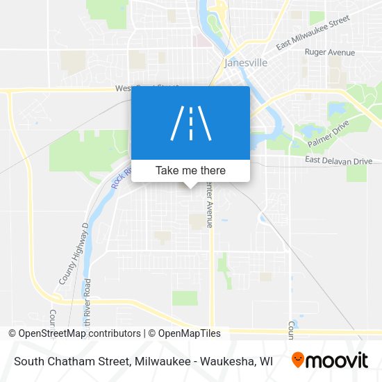 South Chatham Street map