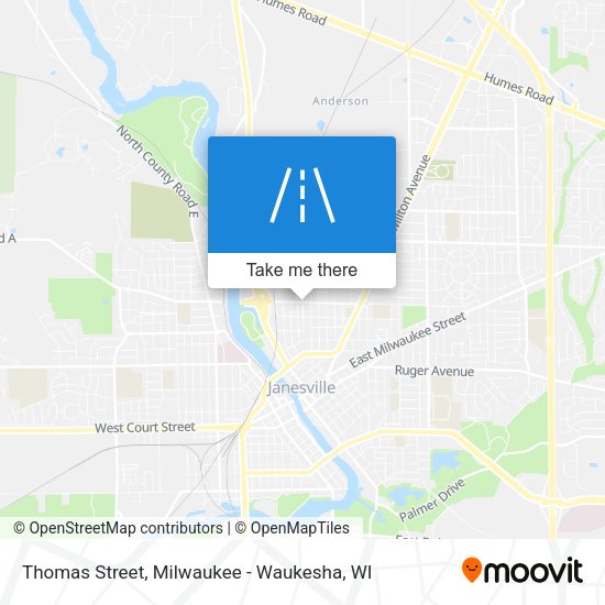 Mapa de Thomas Street