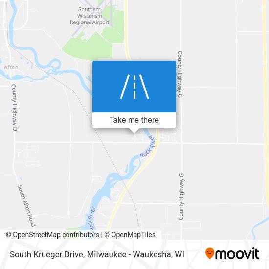 Mapa de South Krueger Drive
