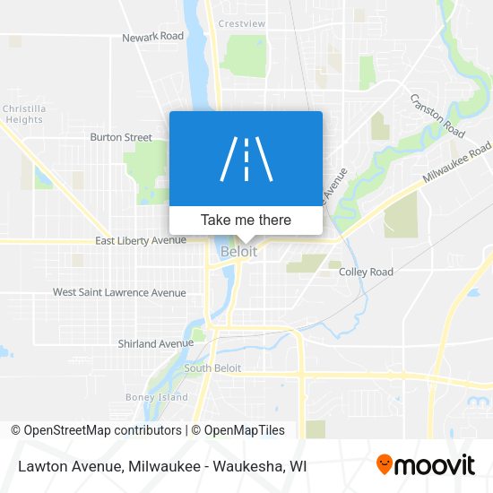 Mapa de Lawton Avenue