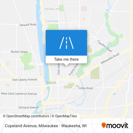 Mapa de Copeland Avenue