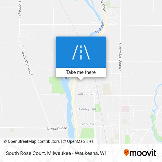 South Rose Court map