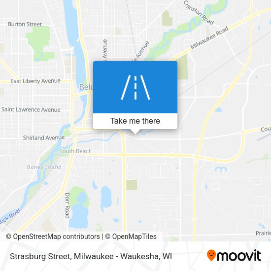 Strasburg Street map