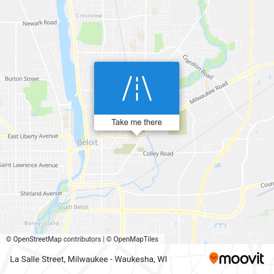 Mapa de La Salle Street
