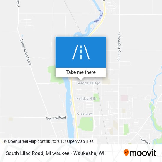 South Lilac Road map