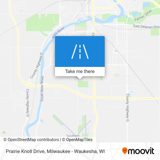 Mapa de Prairie Knoll Drive