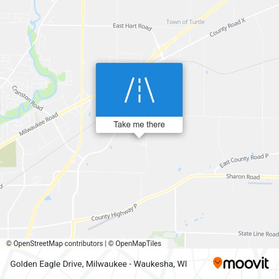Golden Eagle Drive map