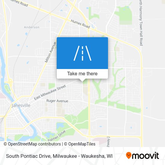 South Pontiac Drive map