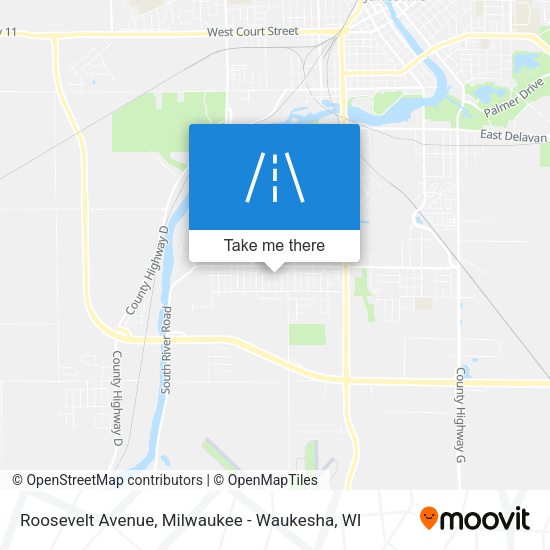 Mapa de Roosevelt Avenue