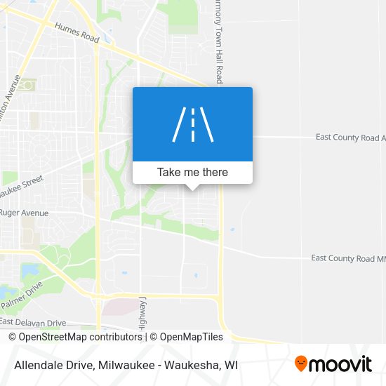 Allendale Drive map