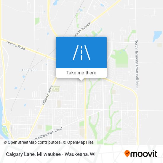 Mapa de Calgary Lane