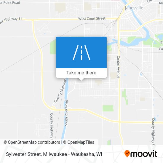 Sylvester Street map