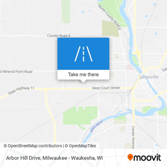 Mapa de Arbor Hill Drive