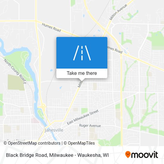 Mapa de Black Bridge Road