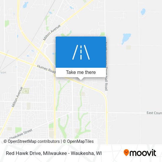 Red Hawk Drive map