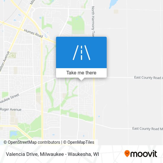 Valencia Drive map