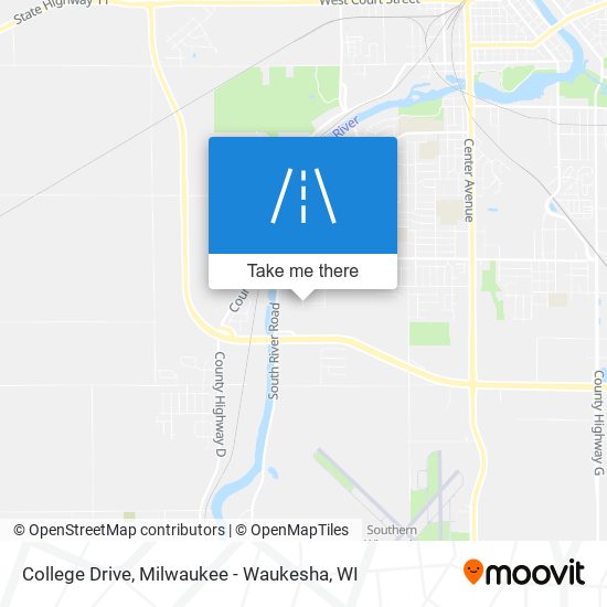 College Drive map
