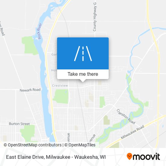 East Elaine Drive map