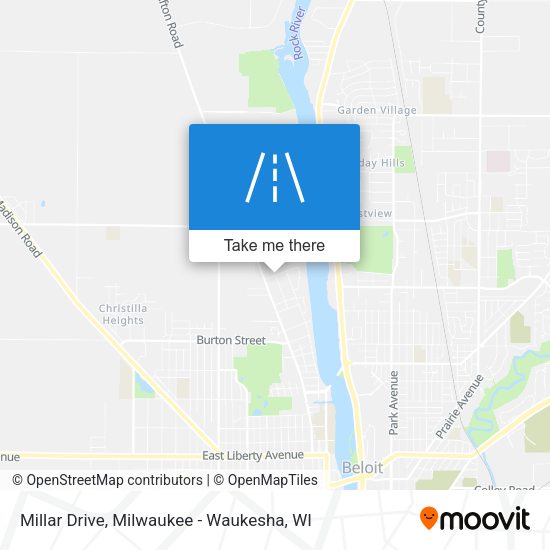 Millar Drive map