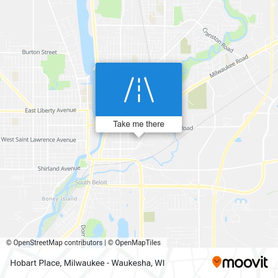 Hobart Place map