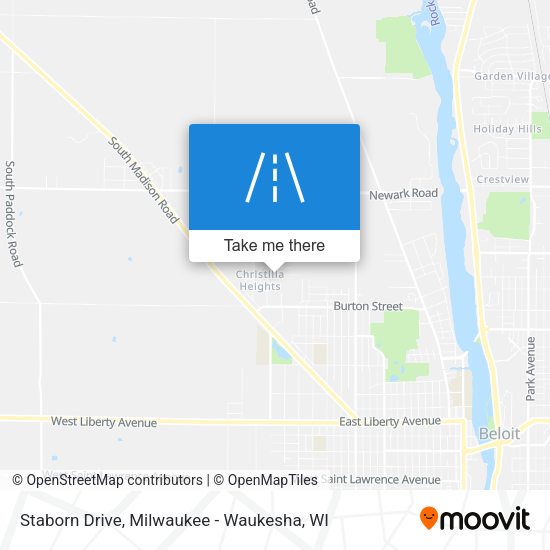 Staborn Drive map