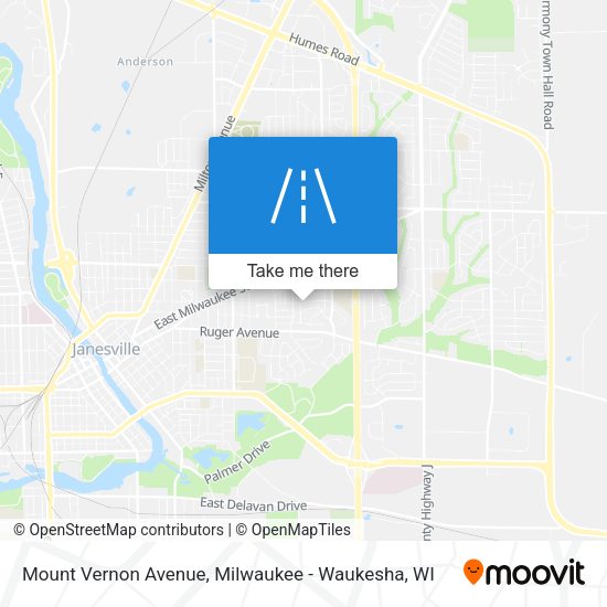 Mount Vernon Avenue map