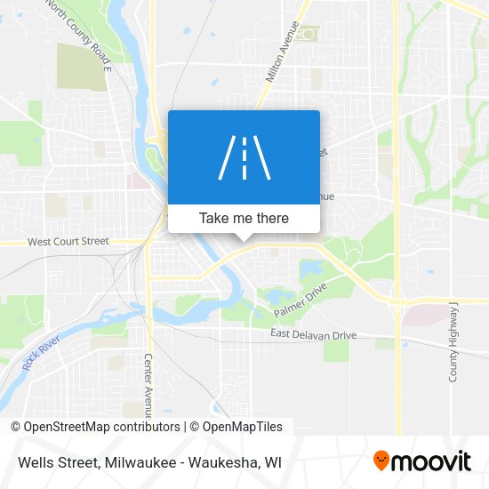 Wells Street map