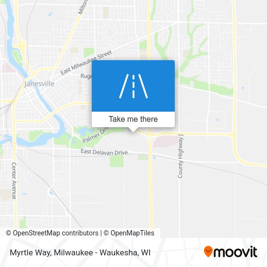 Myrtle Way map
