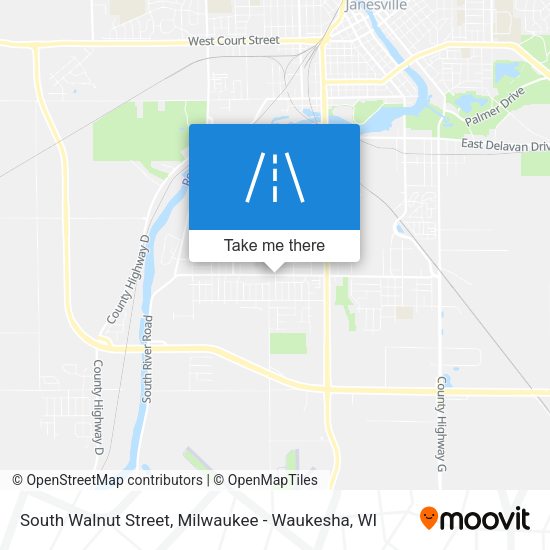 Mapa de South Walnut Street