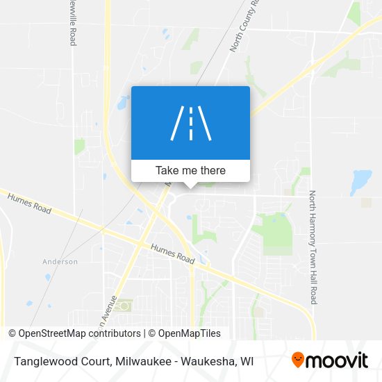Mapa de Tanglewood Court