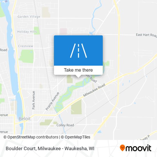 Mapa de Boulder Court