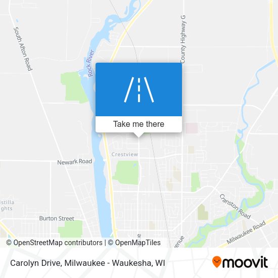 Carolyn Drive map