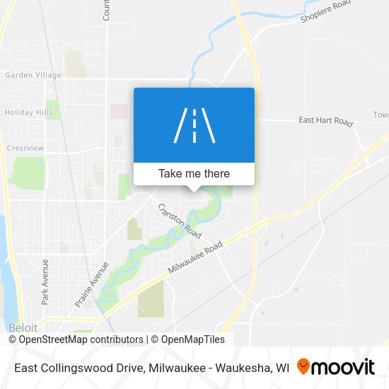 Mapa de East Collingswood Drive