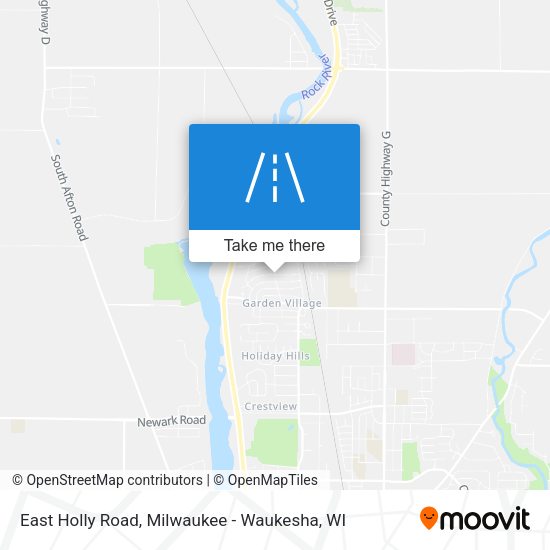 East Holly Road map