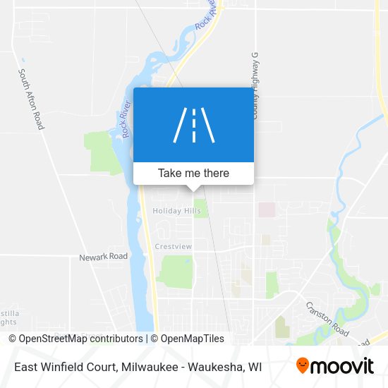 East Winfield Court map