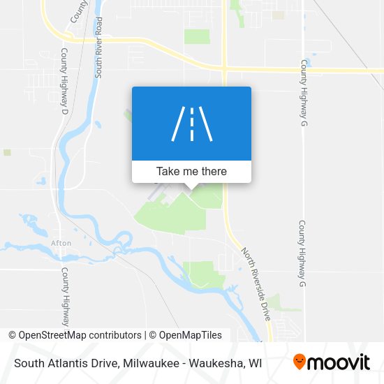 South Atlantis Drive map