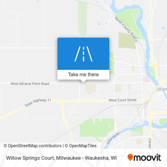 Mapa de Willow Springs Court