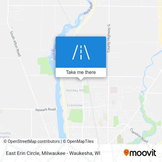 East Erin Circle map
