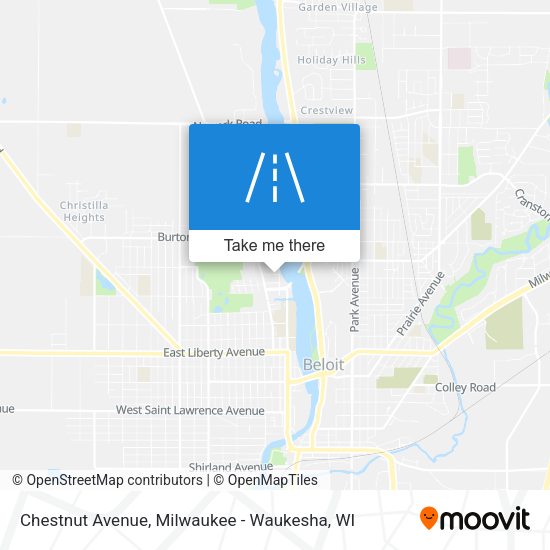 Chestnut Avenue map