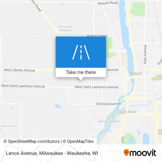 Mapa de Lenox Avenue