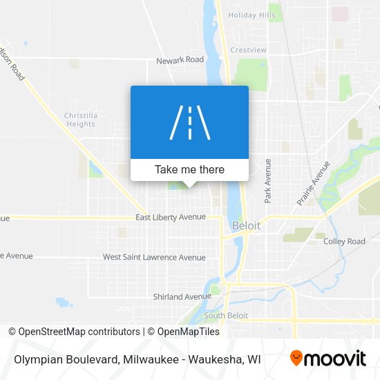 Mapa de Olympian Boulevard
