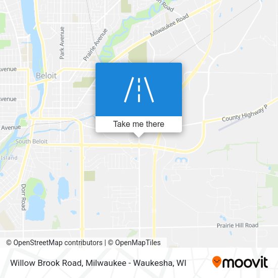 Willow Brook Road map